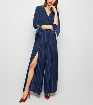new look pinstripe jumpsuit
