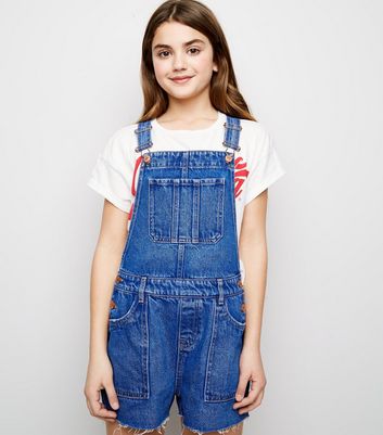 new look short dungarees