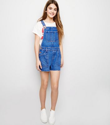 new look girls dungarees