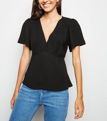 New look black blouse Clearance