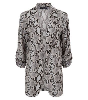 New look snake print blazer best sale