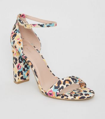 new look leopard heels