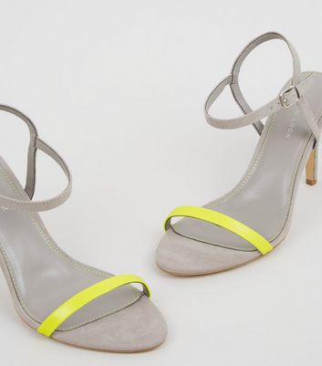 neon heels new look