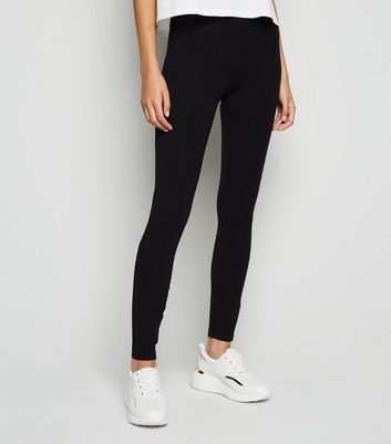 Black High Waist Leggings New Look