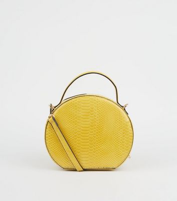 round yellow bag