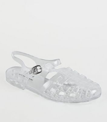 clear jelly shoes womens