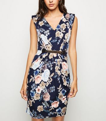 new look navy floral dress