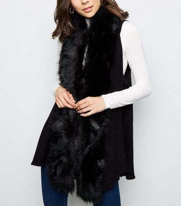 new look gilet coat