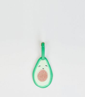 avocado luggage tag