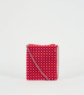 new look red bag