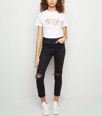 new look dog t shirt