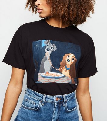Disney Lady and the Tramp Print T-Shirt 