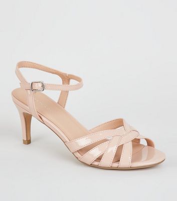 new look cream sandals