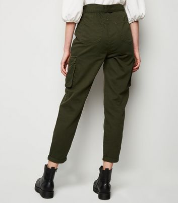 khaki utility jeans