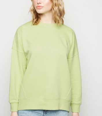 Pale yellow crew neck sweatshirt best sale