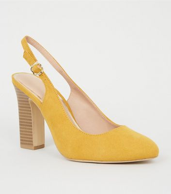 chaussure jaune moutarde femme