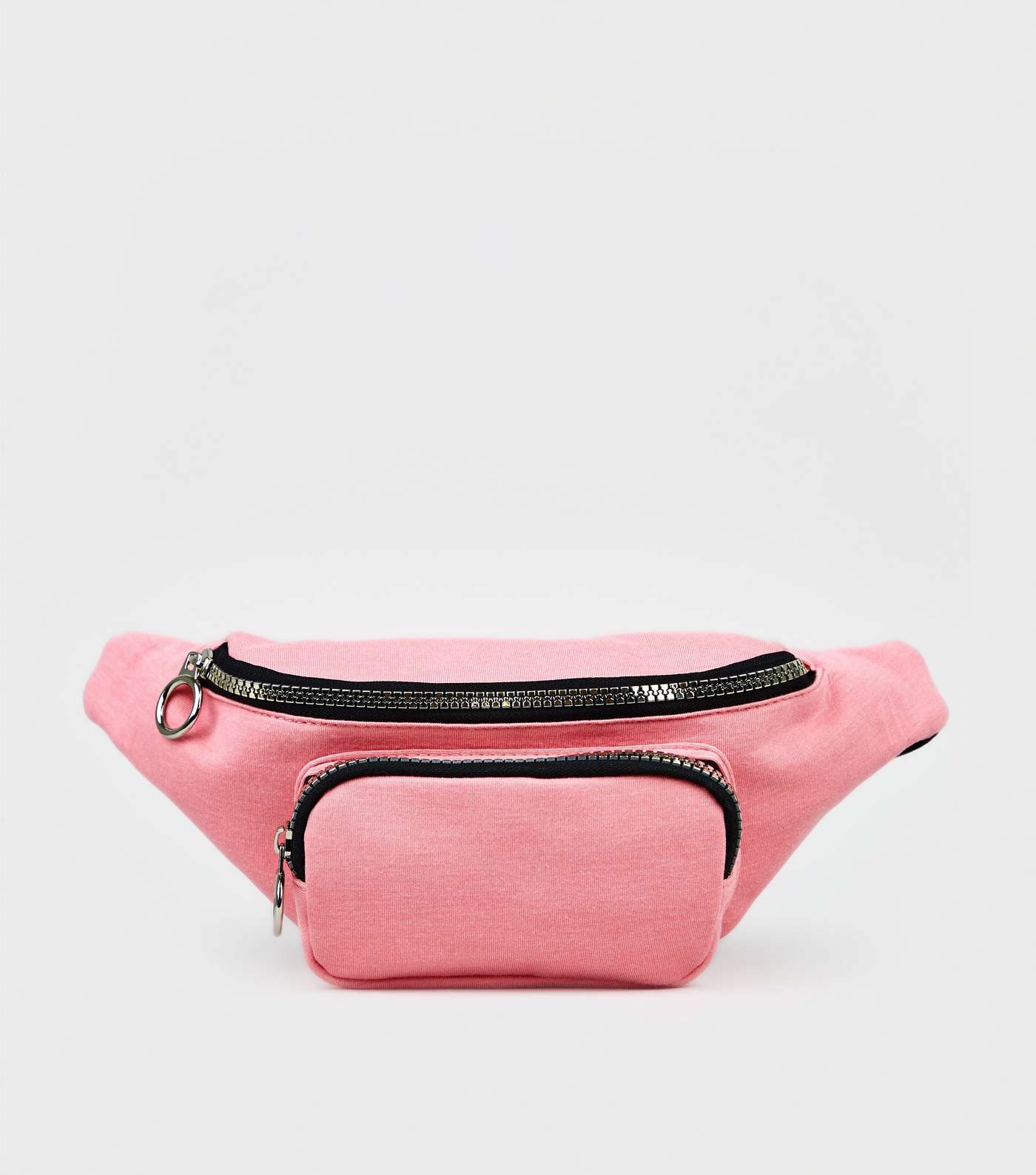 Bright Pink Washed Utility Bum Bag Image 2