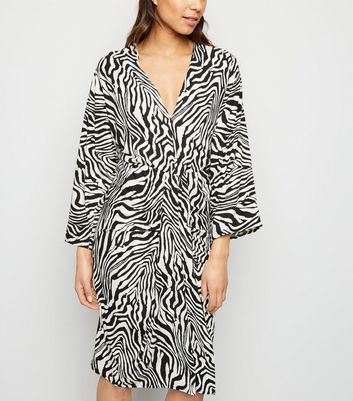 new look zebra dress