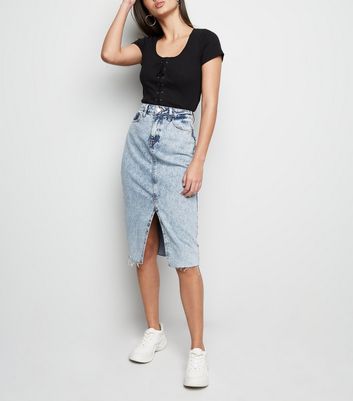 Acid Wash Denim Skirt + Answering Your DM's | Daily Craving