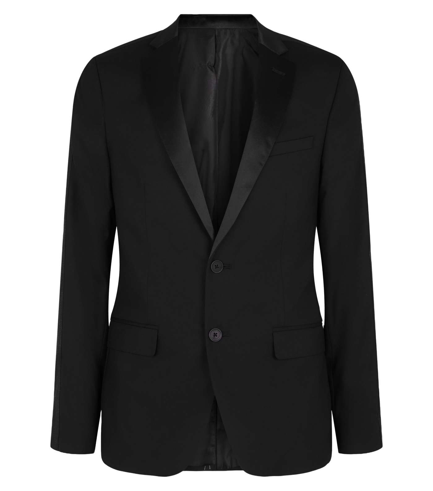 Black Side Stripe Suit Jacket Image 4