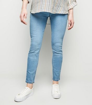 Pale blue jeggings best sale