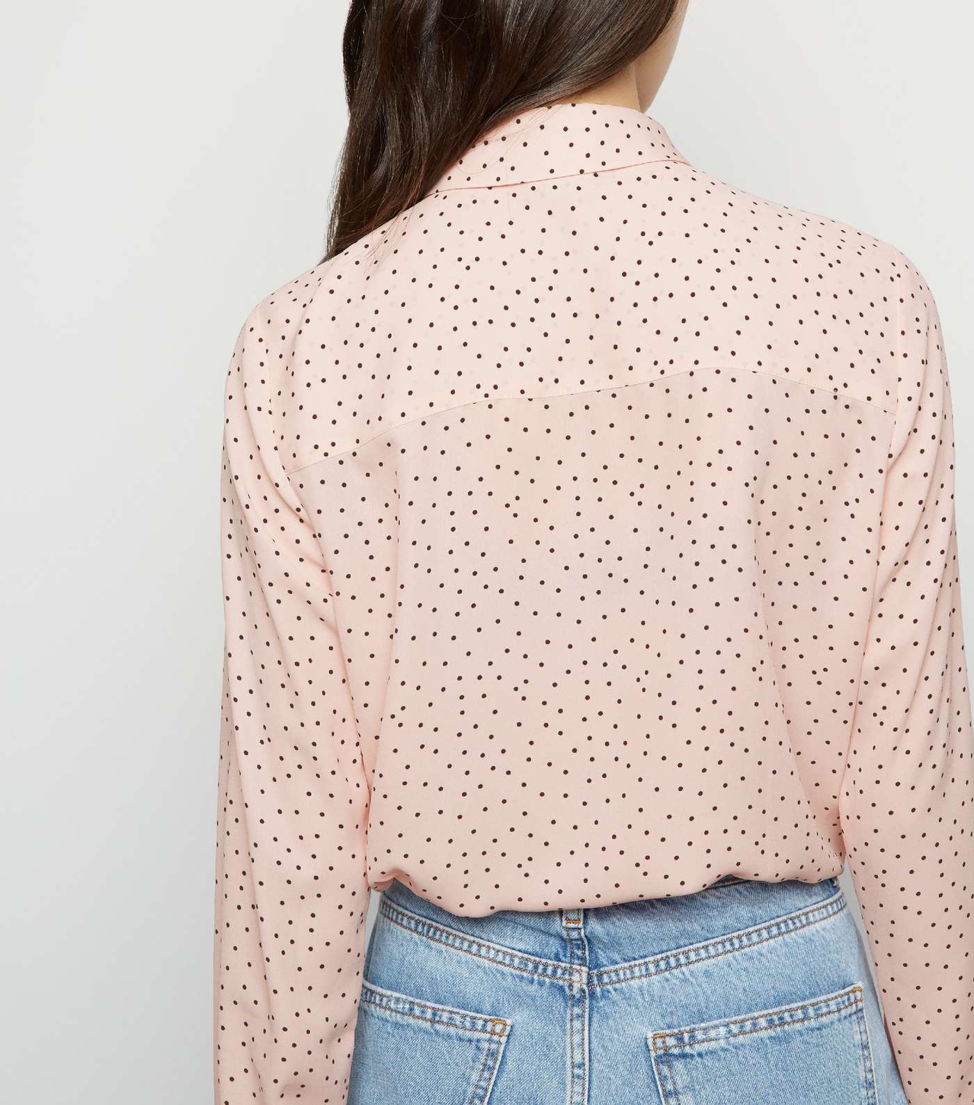 Pink Spot Print Long Sleeve Shirt Image 3