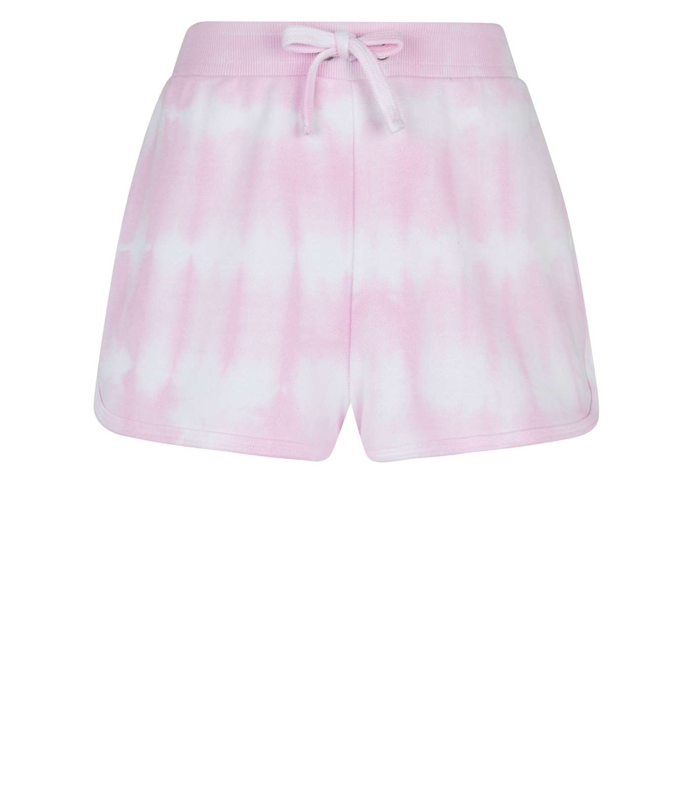 Pale Pink Tie Dye Jersey Shorts Image 4