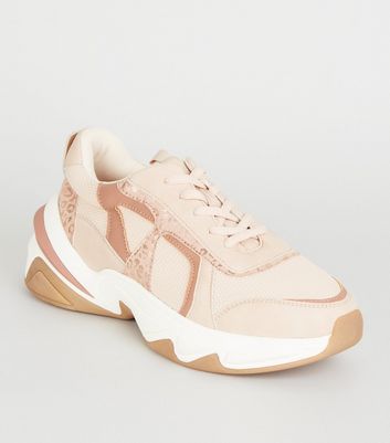 nude coloured trainers