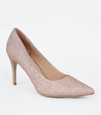 Rose gold outlet heels court