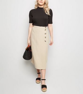 new look petite midi skirt