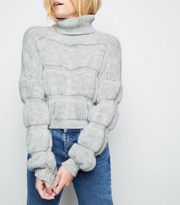 bubble knit jumper