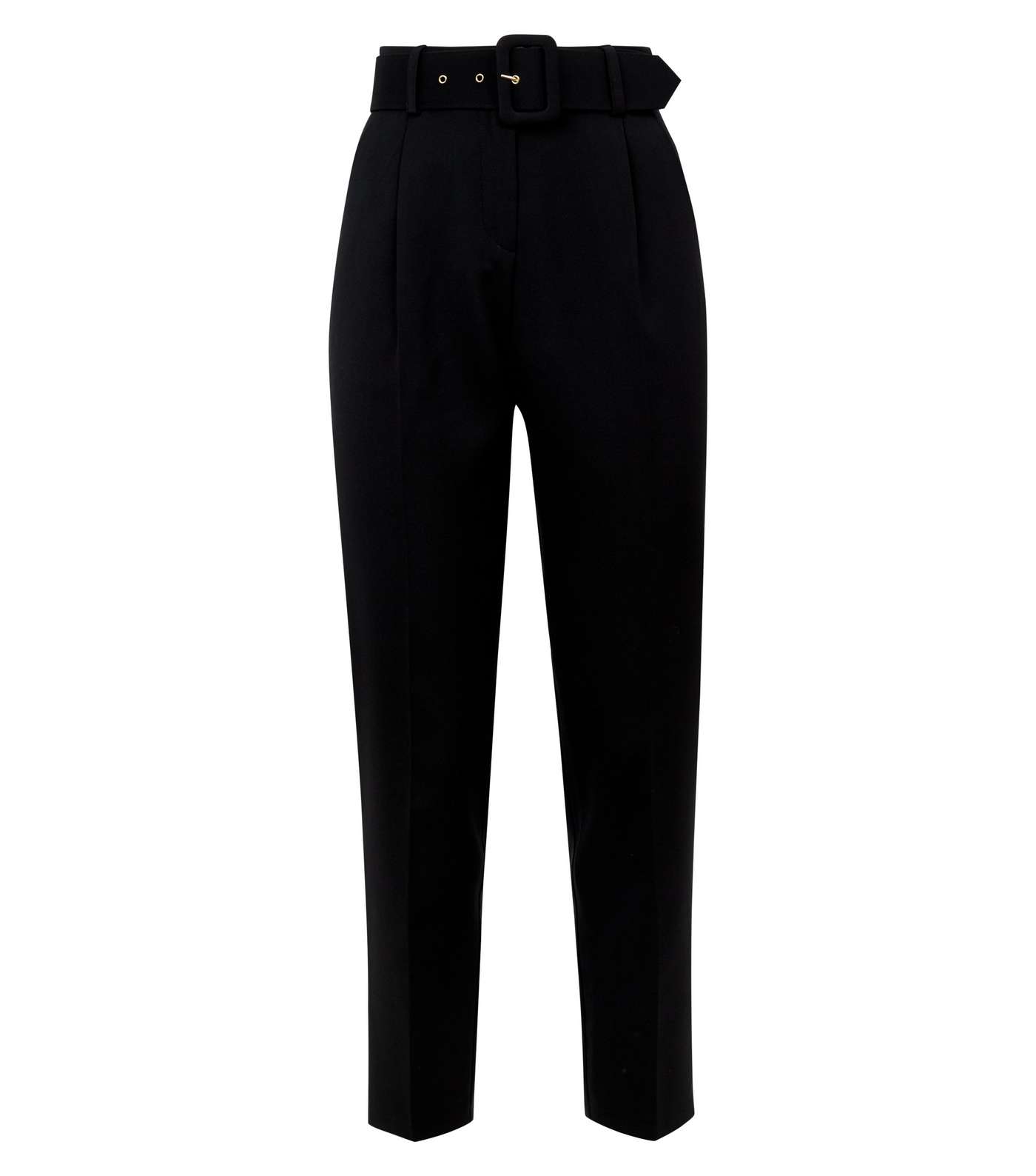 Cameo Black Belted Slim Leg Trousers Image 4