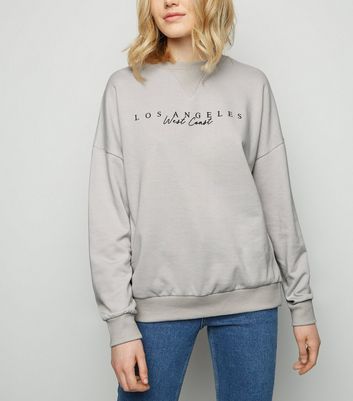 new look slogan sweatshirt