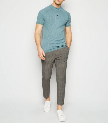 polo shirt and trousers