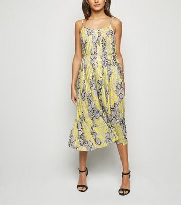 new look snake print dress