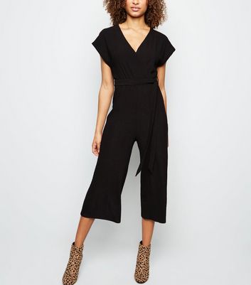 crinkle jumpsuit culotte