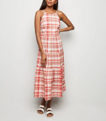 new look plaid dress