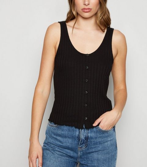 Vest Tops Ladies Lace Long Vest Tops New Look