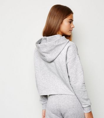 Girls Grey Friends Slogan Hoodie New Look