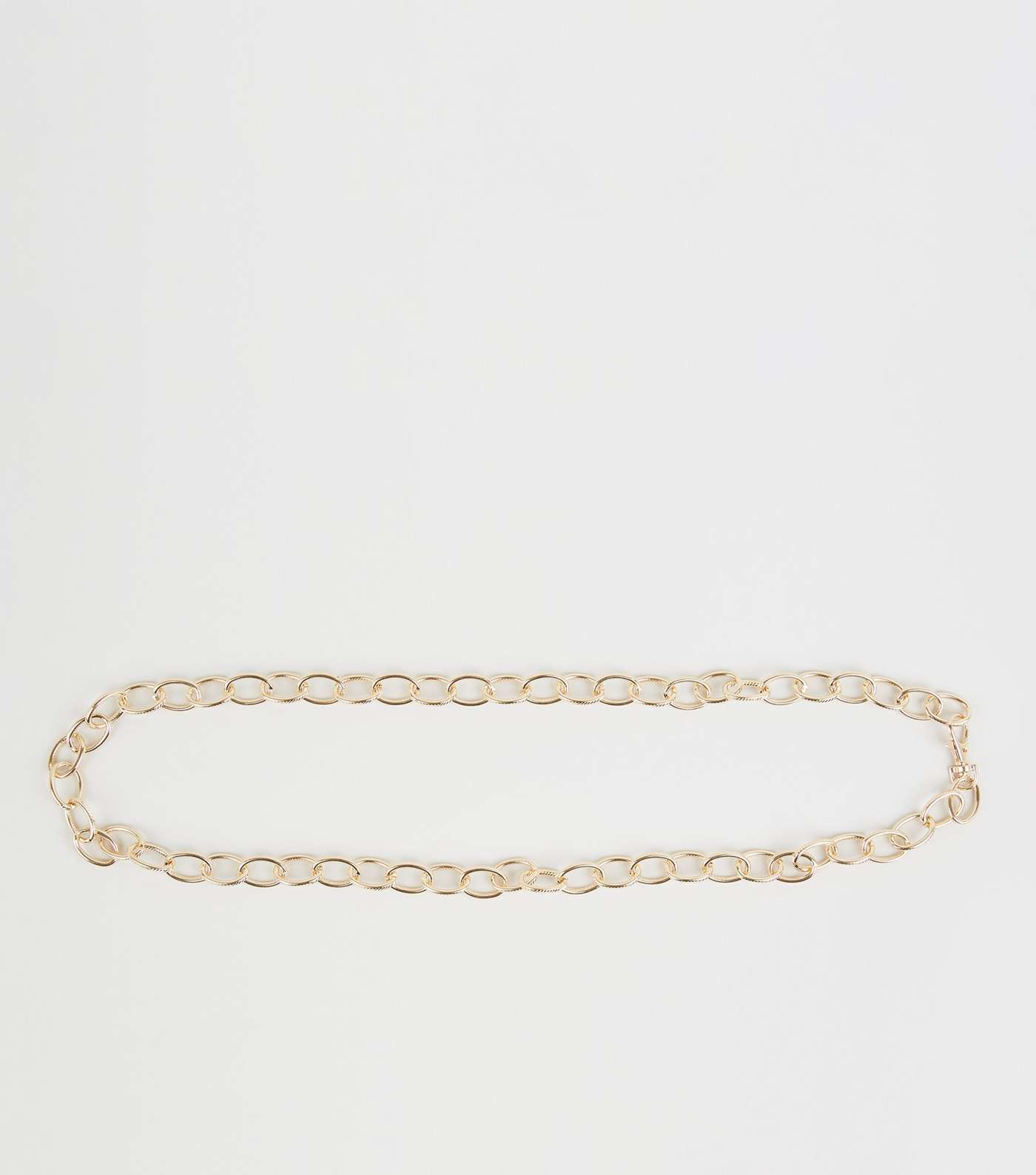 Gold Textured Chain Belt Image 2