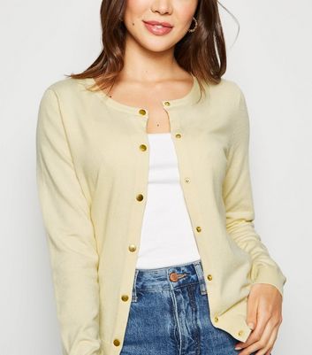 Pale clearance yellow cardigan