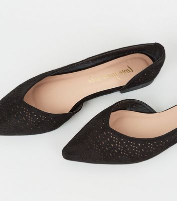 new look shoes black flats