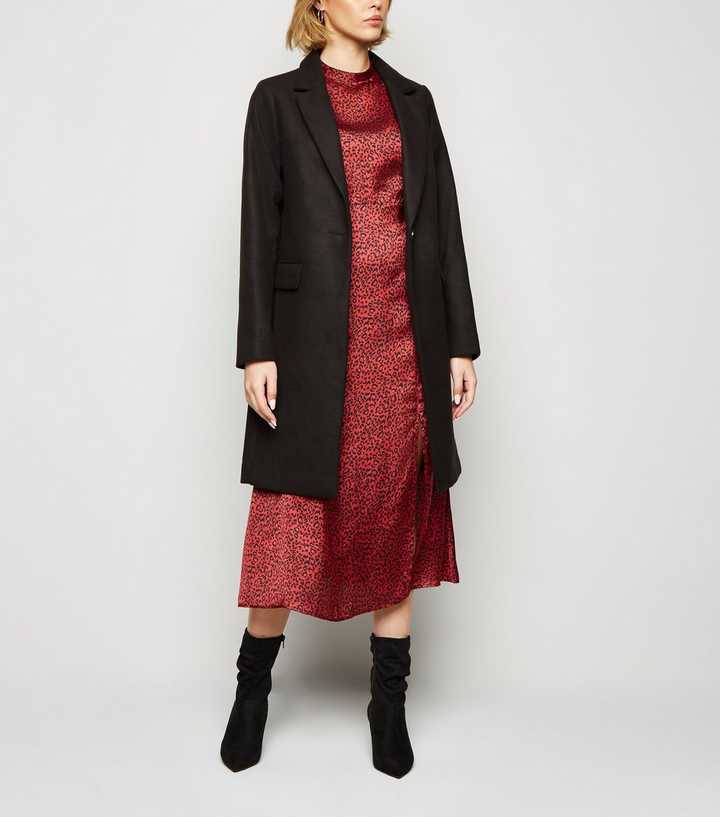 Black Revere Collar Coat