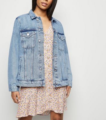 oversized denim jacket dress