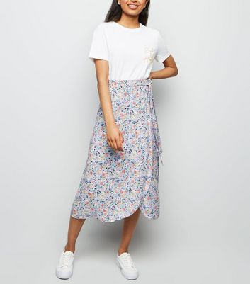 Floral Wrap Midi Skirt Sale Online, 59% OFF | www.txarango.com