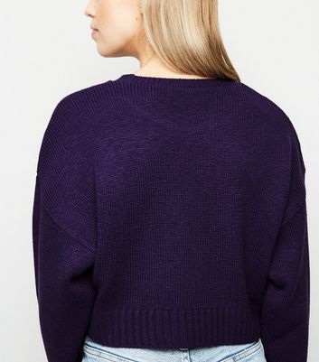 Pull violet foncé Clearance