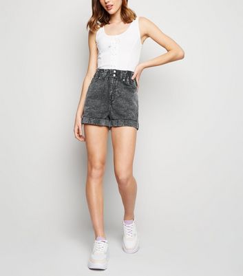 new look denim shorts womens