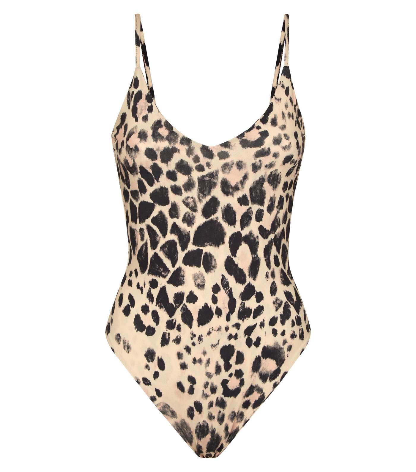 Carpe Diem Brown Leopard Print Bodysuit Image 4