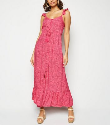 newlook pink dress
