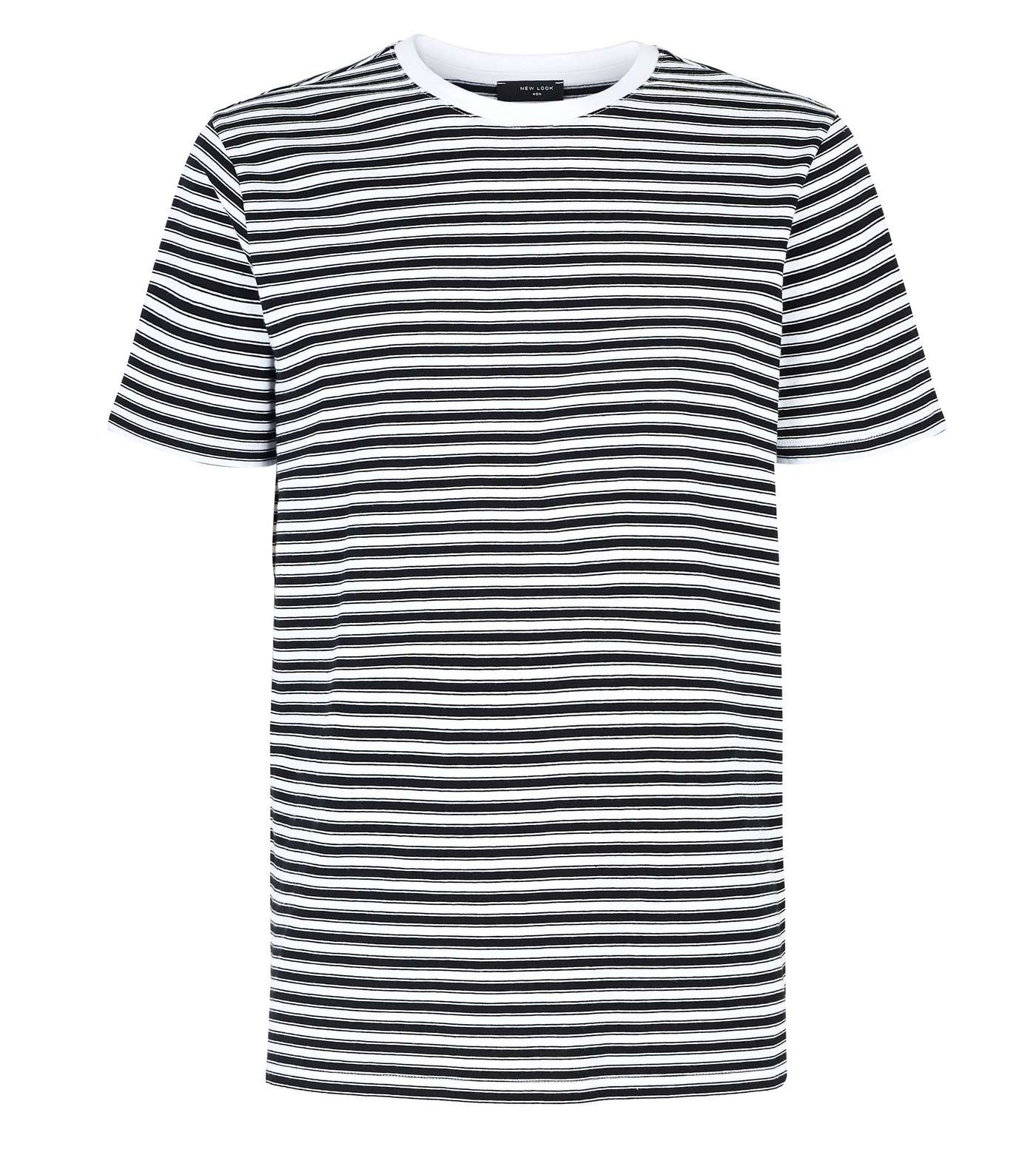 Black Stripe Short Sleeve T-Shirt Image 4